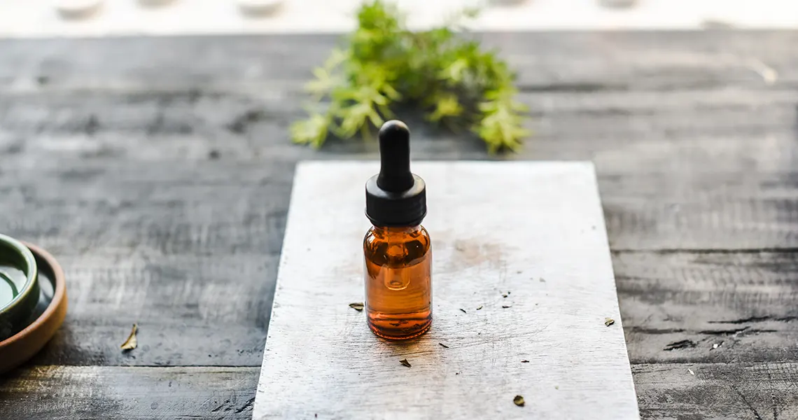 CBD oil tea and THC